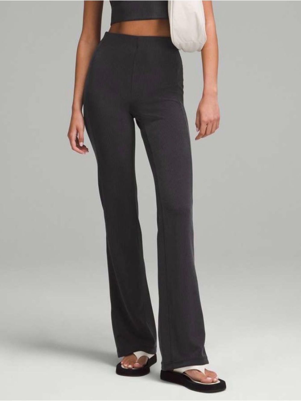 Lululemon Softstreme ribbed flared pants